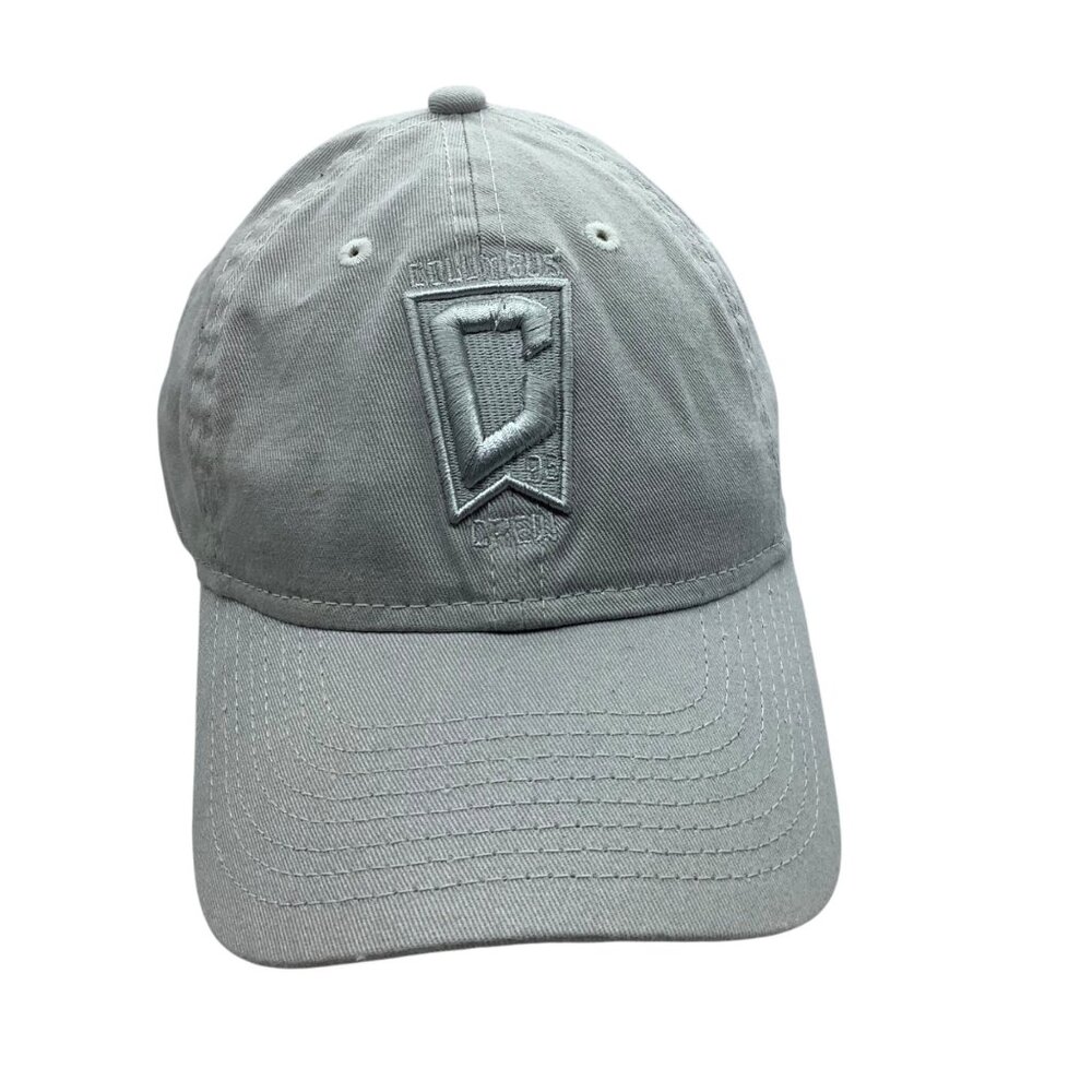 Columbus Crew New Era Youth OS Adjustable Hat Gray Embroidered 100% Cotton